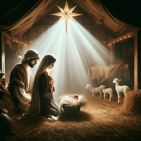 Christian Christmas Pictures, Jesus Born Images, Nativity Photography, Bozicne Slike, Merry Christmas Baby Jesus, Christ Birth, Christmas Nativity Scene Diy, Nativity Scene Pictures, Christ Is Born