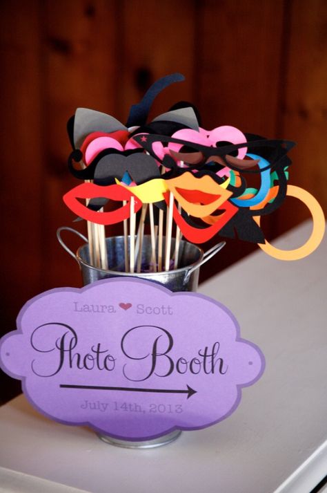 Wedding photo booth props, wedding decor ideas, fun for guests. Wedding Booth Ideas For School, Photo Booth Props Aesthetic, Photobooth Ideas For School, Farewell Party Ideas School Decoration, Diy Wedding Props, Welcome Photo Booth, Selfie Point Ideas For School, Selfie Point Ideas, Photo Booth Ideas For Wedding