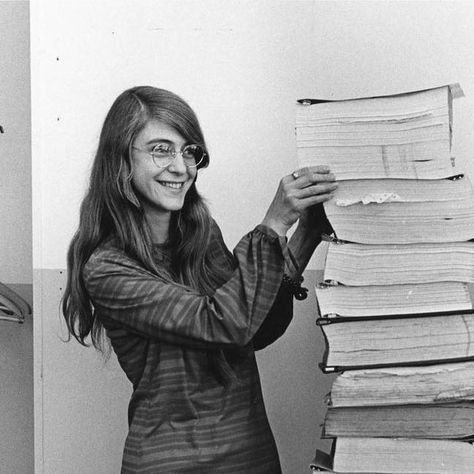 Velvey 🦥 on Instagram: "Margaret Hamilton. She was the lead software engineer of the Apollo Project. Photo: standing next to the code she wrote by hand and that was used to take humanity to the moon, 1969." Margaret Hamilton, Wall Of Honor, Apollo 11 Mission, Apollo Program, Apollo Missions, Moon Missions, Space Museum, One Small Step, Air And Space Museum