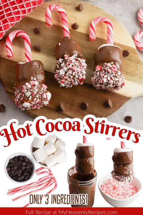 Crafty Morning - Hot Chocolate Stirrers...such a cute idea... Hot Chocolate Bar Party, Chocolate Stirrers, Hot Cocoa Party, Hot Chocolate Party, Hot Chocolate Stirrers, Cocoa Party, 3 Ingredient Desserts, Hot Cocoa Gift, Hot Chocolate Spoons