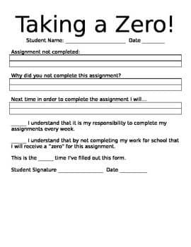 "Taking A Zero" Incomplete Assignment Behavior by Miss Nichols | TPT Middle School Classroom Management, Teaching 5th Grade, Classroom Procedures, Classroom Behavior Management, 5th Grade Classroom, Ela Teacher, 4th Grade Classroom, High School Classroom, English Classroom