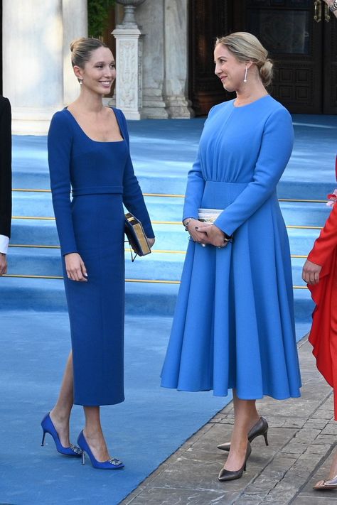 Olympia Of Greece Style, Princess Maria Olympia, Royal Wedding Guests Outfits, Maria Olympia, Nina Flohr, Princess Olympia Of Greece, Olympia Of Greece, Wedding October, Greek Royal Family