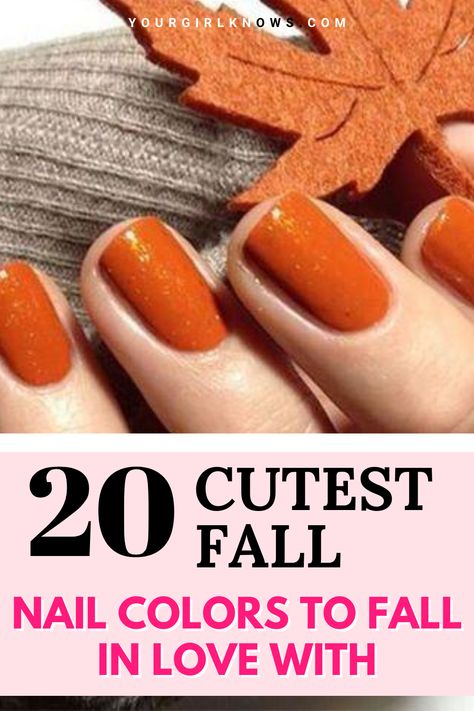 Fall Color Nails, Fall Toe Nails, Fall Pedicure, Cute Nail Colors, Pedicure Colors, Toe Nail Color, September Nails, November Nails, October Nails