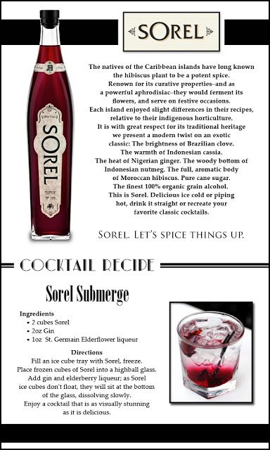 Sorel Liqueur and Cocktail Recipe @TheLiquortarian #cocktail Brooklyn Cocktail, Shaken Not Stirred, Hibiscus Plant, Drink Local, Cocktail Making, Cocktail Recipe, Refreshing Drinks, Wine And Spirits, Drink Recipes