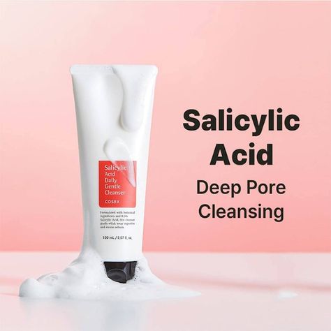 🦋COSRX Salicylic Acid Daily Gentle Cleanser (150ml)✨ Available on Offer Price of 37% Discount 😍🫰 Use this Bohemian code: OSG0724C1P51 and claim all the of 37% discount💥 ✅Reduces acne breakouts ✅Regular use unclogs pores too ✅The tea tree leaf oil keeps your skin bacteria free ✅Anti-inflammatory properties soothes irritation and redness https://ohsogo.com/products/cosrx-salicylic-acid-daily-gentle-cleanser-150ml . . . . . . . . . . . . . . . . . . . . . . #cosrxkorea #cosrx #cosrxskincar... Cosrx Salicylic Cleanser, Skin Care Pictures, Acne Breakout, Korean Products, Unclog Pores, Remove Acne, Gentle Exfoliator, Gentle Cleanser, Face Cleanser