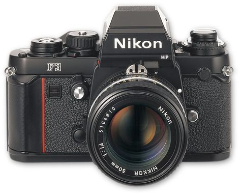 Nikon Film Camera, Nikon Camera Lenses, Fotocamere Vintage, Nikon F3, Manual Photography, Antique Cameras, Nikon Camera, Photo Gear, Camera Obscura