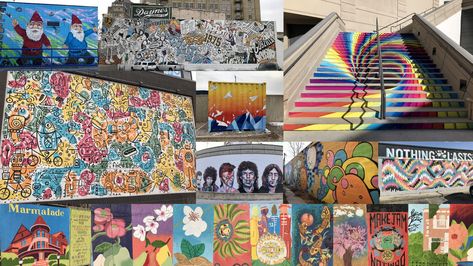 A Utah man has painstakingly mapped out and taken a photo of each of Salt Lake City's 266 known, publicly-visible mural locations, and put them into an interactive map that people can use to go mural exploring. Several of the 266+ locations have numerous murals, often by different artists. Others are technically in the boundaries of other cities, most notably South Salt Lake, which hosts an annual "Mural Fest. Salt Lake City Murals, Must See In Salt Lake City Utah, Salt Lake City Photography Locations, Salt Lake City Skyline, Salt Lake City History, Different Artists, Lds Church, Interactive Map, Salt Lake City