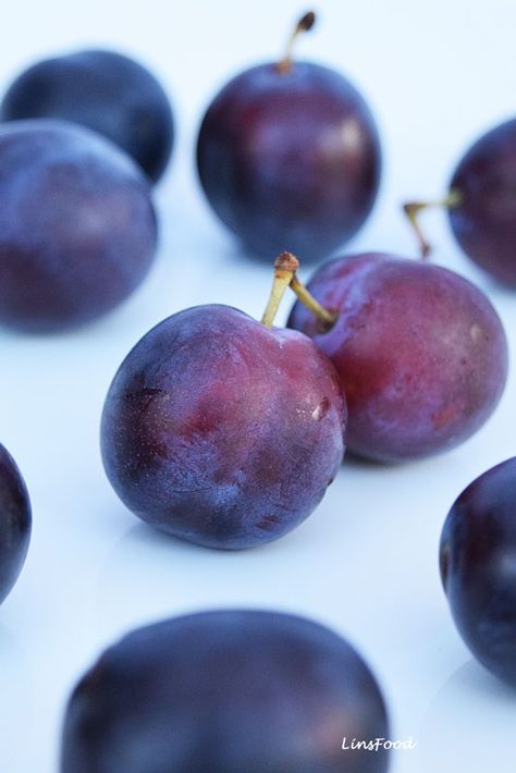 Damsons, a subspecies of plums, is a small, dark purple fruit that grows wild in… Abzar Edit, Plum Aesthetic, Photography Gcse, Food References, Damson Plum, Prune Fruit, Fruit Sculptures, Inktober 2023, Purple Fruit