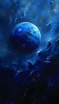 Water Planet Aesthetic, Neptune Planet Wallpaper, Blue Planet Aesthetic, Neptune Wallpaper Aesthetic, Neptune Planet Aesthetic, Blue Planet Wallpaper, Neptune Wallpaper, Neptune Aesthetic, Neptune Astrology