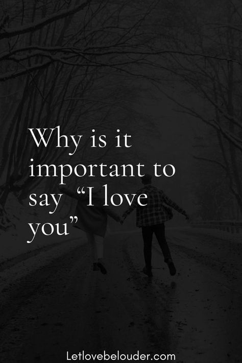 First, you should always make sure that your feelings are genuine. When you really love someone, you should have very little hesitation in telling them so. If You Love Someone Tell Them, Telling Someone You Love Them, Show Me Your Love, Leaving A Relationship, Expressing Love, Love Someone, If You Love Someone, Marriage Life, Love Again