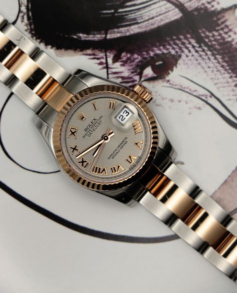 Bi Metal Ladies Rolex Datejust 28mm, Silver Roman Dial 2014 - Box & Warranty - £5,250  In Store Now   📞 -02034759554 📧  -Info@twmtimetrading.co.uk 📍 - 22-23 St Cross Street EC1N 8UH 2023 Vision, Rolex Datejust, Rolex, Vision Board, In Store, Silver, Quick Saves