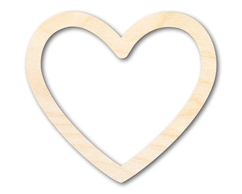 Twine Diy, Heart Border, Unfinished Wood Crafts, Wooden Wreaths, Valentine Projects, Cotton Crafts, The Suburbs, Country Crafts, Wood Hearts