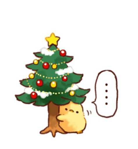 Christmas Duck Drawing, Kawaii Cat Drawing, Pusheen Cute, Christmas Duck, Duck Art, Pop Stickers, Cute Kawaii Animals, 강아지 그림, Cute Christmas Wallpaper