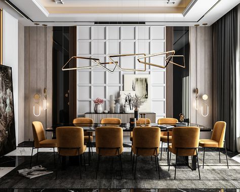 Reception on Behance Dining Room Design Luxury, Luxurious Dining Room, Dining Interior, Store Concept, Dinning Room Design, Interior Design Dining Room, Dining Room Interiors, Luxury Dining Room, Contemporary Dining Room