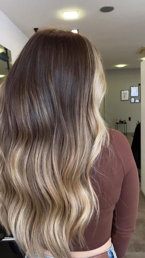 Balyage Long Hair, Balayage Straight Hair, Balayage Blond, Balayage Blonde, Brown Hair Balayage, Balayage Hair Blonde, Brown Blonde Hair, Hair Color And Cut, Hair Color Balayage