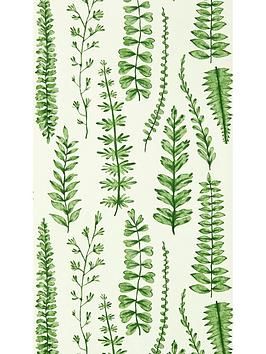 Scion garden of eden wallpaper painted in ink and with a lovely textural look, richly coloured ferns on a neutral Fern Aesthetic Wallpaper, Garden Of Eden Wallpaper, Juniper Wallpaper, Mr Fox Wallpaper, Dimensional Aesthetic, Wood Furniture Colors, Ferns Wallpaper, Eden Wallpaper, Mac Background