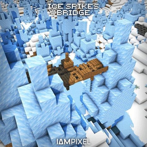 Minecraft Ice Builds, Minecraft Ice Castle, Minecraft Creatures, Starry Forest, Mc Builds, Ice Castle, Minecraft Castle, Minecraft Christmas, Minecraft Plans