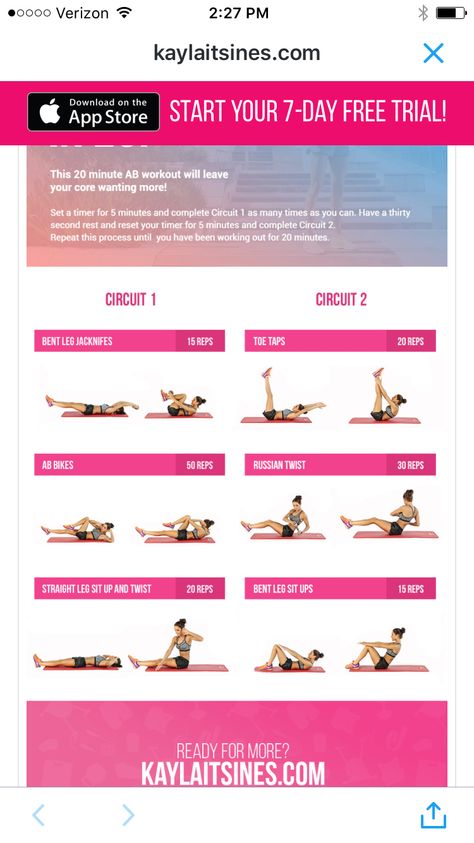 Kayla Itsines 20 minute Flat Abs workout 20 Minute Ab Workout, Kayla Itsines Workout, Flat Abs Workout, Abs Workout Video, Kayla Itsines, Abs Workout Routines, Abs Workout For Women, Ab Workout At Home, Flat Abs