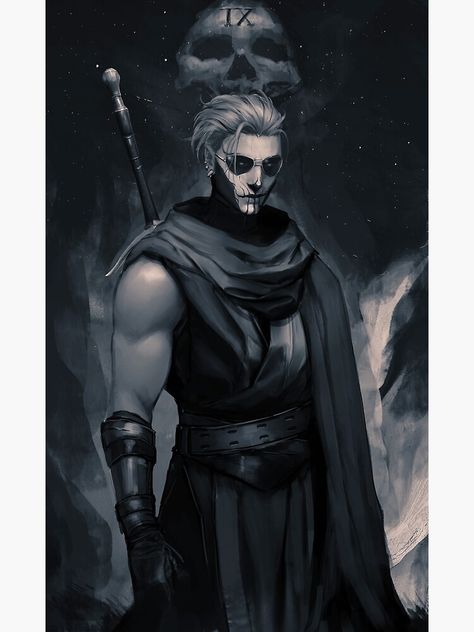 "Gideon the Ninth" Poster by banishedshadow | Redbubble Banished Shadow, Gideon The Ninth, Villain Character, D&d Dungeons And Dragons, The Nines, One Shot, Fan Book, Character Creation, Dnd Characters