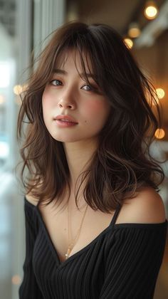 Asian Haircut, Haircut Mid Length, Types Of Hair, Make Hair, Short Layered Haircuts, Haircuts For Medium Hair, Haircuts For Long Hair, Trending Hairstyles, Medium Hair Cuts