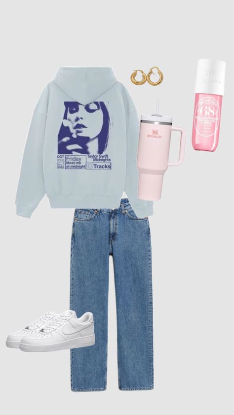 cute outfit Taylor hoodie #taylorswift #fyp #thatgirl #lilylovesyou Taylor Swift Hoodie, School Fits, Hoodie Outfit, Cute Outfit, Your Aesthetic, Connect With People, Creative Energy, Taylor Swift, Swift