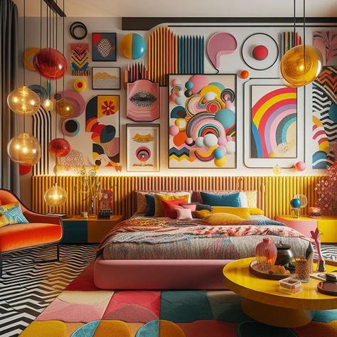 Basement Master, Room Alt, Minimalism Bedroom, Maximalist Interior Design, Kids Workshop, Maximalist Interior, Room Upgrade, Maximalist Decor, Rental Decorating