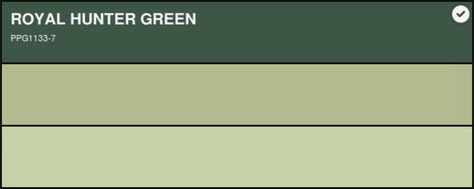 Tranquil   Royal Hunter Green PPG  Shy Blossom ICI/Dulux Chameleon Skin BEHR Autumn Palette, Paint Chips, Hunter Green, Blossom, Skin, Green