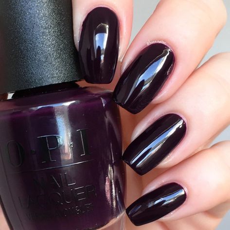 Opu Wanna wrap? is a dark purple creme polish that covers in two coats. Dark Purple Nail Polish, Black And Purple Nails, Dark Purple Nails, Dark Nail Polish, Nail Polish Swatches, Purple Nail Polish, Nail Shimmer, Purple Nail, Nail Polish Art