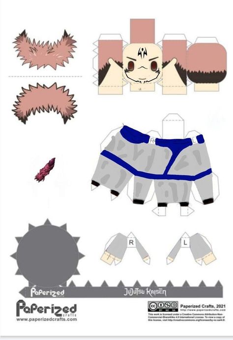 Papercraft Anime, Anime Crafts Diy, Anime Paper, App Anime, Paper Toys Template, Kawaii Diy, Pink Tumblr Aesthetic, Anime Printables, Paper Doll Template