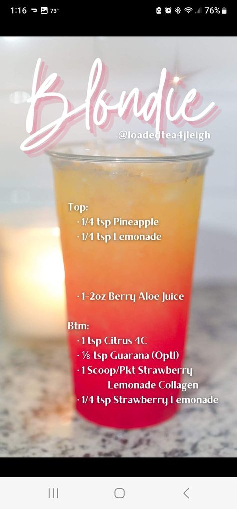 Loaded Tea Recipes, Herbalife Flavors, Herbalife Diet, Herbalife Teas, Teas Recipes, Energy Tea Recipes, Tea Recipes Diy, Herbalife Tea, Fun Drink Recipe