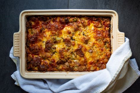 Savory Bread Pudding with Whatever You Have — Food Waste Feast Savory Bread Pudding, Savory Bread Puddings, Savory Bread, Cooking Guide, Delicious Bread, All Vegetables, Roasted Veggies, Bread Pudding, Food Waste