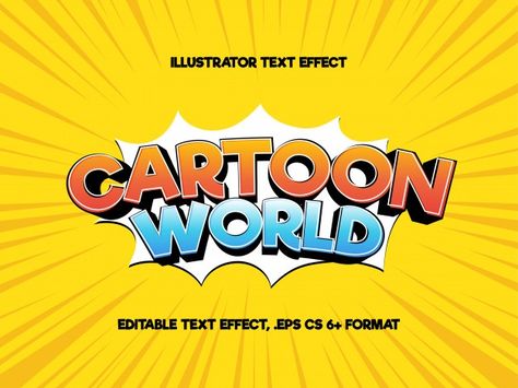 Cartoon Typography, Crush Texts, Premium Vector Cartoon, Comic Bubble, Comic Font, Merry Christmas Text, Christmas Text, Cartoon World, Cartoons Png