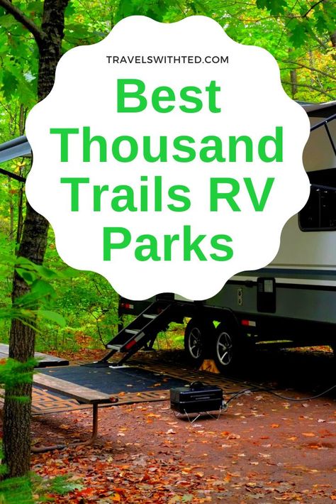 Are you a member of the Thousand Trails RV club or considering buying a membership? Thousand Trails is an awesome RV club that offers free camping to its members. However, not all Thousand Trails RV parks are created equal. Some of their campgrounds provide the basic camping amenities, while others are luxury RV resorts. We share the 10 best Thousand Trails Campgrounds based on travelers’ reviews. Click to read now!! Thousand Trails Resorts Rv Campgrounds, Rv Trip Planner, Florida Campgrounds, Luxury Rv Resorts, Rv Travel Destinations, Rv Traveling, Rv Resorts, Camping Club, Resort Plan