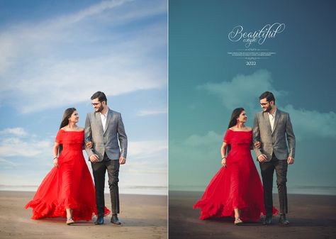 Pre-Wedding Photo Editing Photoshop: Beautiful Couple Wedding Photo Editing Ideas, Pre Wedding Photo Editing Ideas, Wedding Photos Editing, Photo Editing Ideas, Wedding Photo Editing, Digital Wedding Invitations Design, Photos Editing, Invitations Design, Beach Background Images