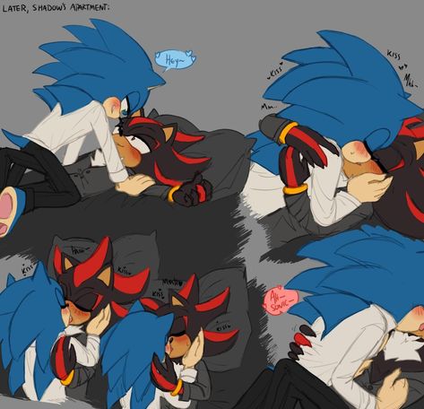 Sonadow Comic, Sonic Pc, Sonic X Shadow Fanart, Miku Hatsune Chibi, Sonic Videos, Sonic Heroes, Art Jokes, Sonic Fan Characters, Hedgehog Art