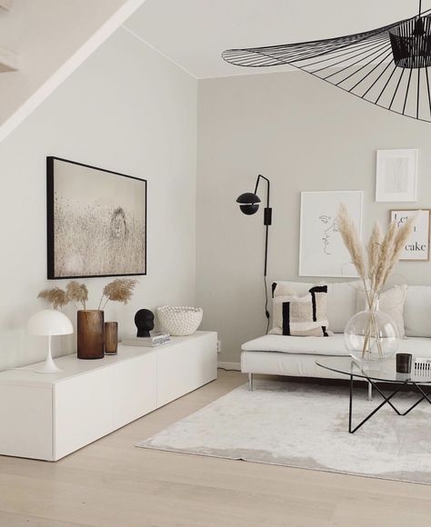 Simplistic Apartment, Interior Boho, Living Room Scandinavian, White Living, Barbie Furniture, White Furniture, Living Room Decor Apartment, Living Room Inspo, Apartment Living Room