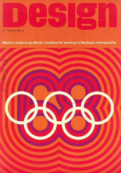 Mexico 68 Olympics identity Mexican Motifs, Mexico Olympics, Lance Wyman, 1968 Olympics, Typography Images, Retro Graphic Design, Art Appliqué, Traditional Mexican, Vintage Graphic Design