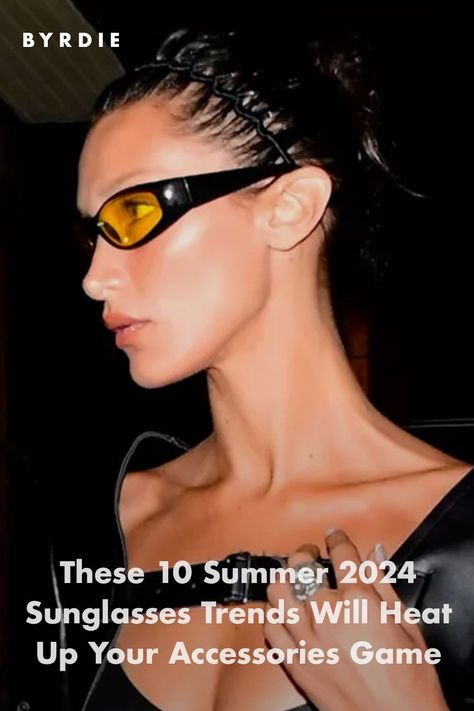 The Top 10 Summer 2024 Sunglasses Trends to Try This Season Sunglasses Trend 2024, 2024 Sunglasses, Eyewear Branding, Trends Summer 2024, Fun Sunglasses, Sport Glasses, Statement Sunglasses, Color Sunglasses, Glasses Trends