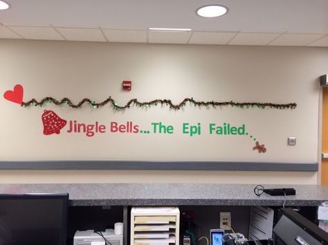 Er Christmas Decorations, Cardiology Christmas Decorations, Christmas Nursing Home Decorations, Hospital Christmas Decor, Nursing Christmas Decorations Hospitals, Nurses Station Christmas Decor, Medical Christmas Decorations, Medical Office Christmas Decorations, Nursing Decorations