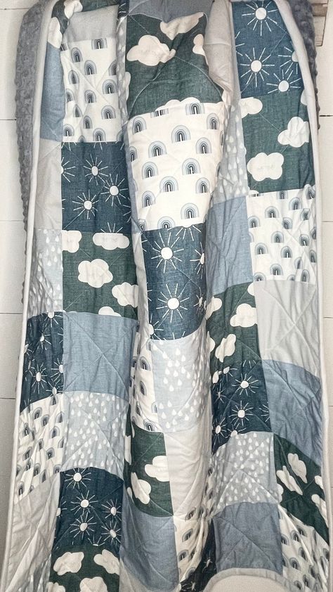 This Quilts item by MyLittleHomemadeShop has 132 favorites from Etsy shoppers. Ships from United States. Listed on 20 Jul, 2023 Baby Boy Quilt Patterns, Boys Quilt Patterns, Fairhope Al, Baby Boy Cribs, Quilted Christmas Stockings, Nursery Quilt, Rainbow Quilt, Baby Boy Quilts, Toddler Quilt