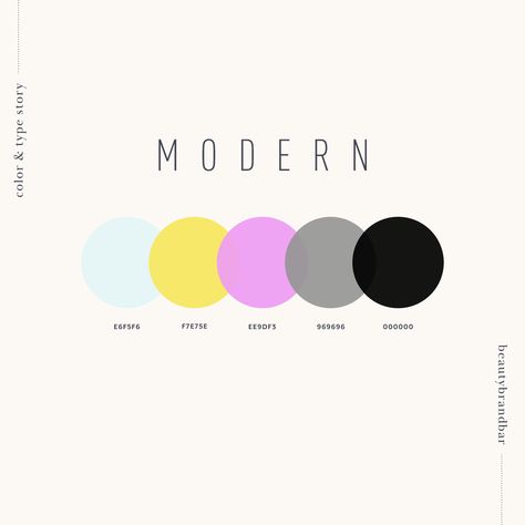 Modern Color Palette for Beauty Business #beautybranding #beautybrand #colorpalette Color Palette Modern, Color Psychology Personality, Pantone Colour Palettes, Business Colors, Graphisches Design, Modern Color Palette, Brand Color Palette, Color Psychology, Color Palette Design