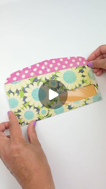 Renee Day on Instagram: "Decorate those junk mail envelopes! After undoing the envelope, I grabbed some of my favorite papers, and trimmed them down to fit each section of my envelope. For the window, I traced it using a light box (or use a bright window) then cut out that portion. ✉️ 

#papercraftersofinstagram #makersgottamake #craftylife #paperlovers #craftingideas #stationeryaddicts #penpalcommunity #easycraft #craftaddict #papercrafters #happymailideas #penpalideas #papercraftsupplies #envelopes #junkmail #craftsofinstagram #paperaddict #snailmailideas #stationerylovers #papercraftingaddict #craftersofig #penpalrevolution" Window Envelopes, Mail Art Envelopes, How To Make An Envelope, Diy Envelope, Envelope Punch Board, Smash Books, Paper Lovers, Junk Mail, Paper Craft Supplies