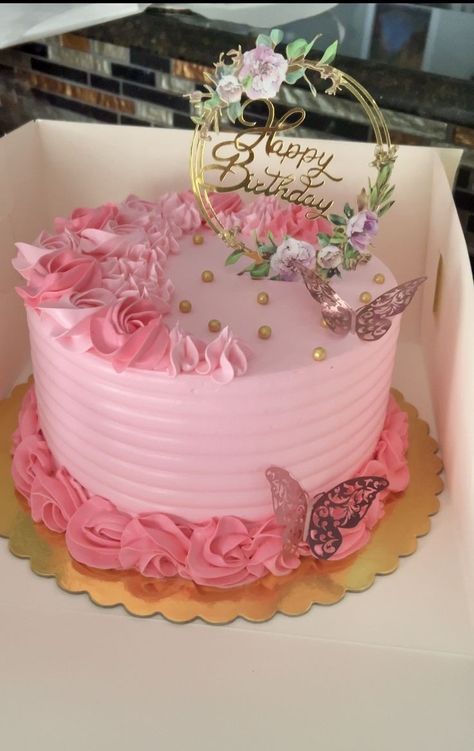 37 Year Old Birthday Cake Ideas, 35th Birthday Cakes, 26 Birthday Cake, 25th Birthday Cakes, Chocolate Cake Designs, Birthday Cakes For Her, Pink Birthday Cakes, Simple Cake Designs, Wedding Cake Recipe