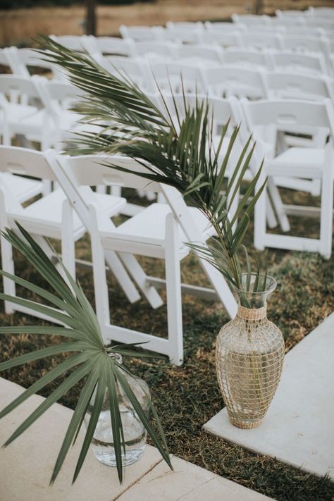 Jungle Wedding, Prospect House, Beach Wedding Ideas, Tropical Interior, Wedding Aisle Decorations, Tropical Home Decor, Beach Wedding Decorations, Modern Tropical, Aisle Decor