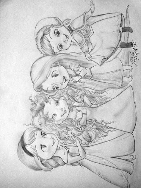 Disney Art Drawings Cartoon Characters Sketch, Disney Princess Drawings Sketches, Disney Art Drawings Princesses Sketches, Disney Princess Art Sketches, Drawing Of Disney Princess, Things To Draw Disney Characters Sketch, Easy Disney Sketches, Disney Princess Drawings Pencil, Disney Drawings Sketches Princesses