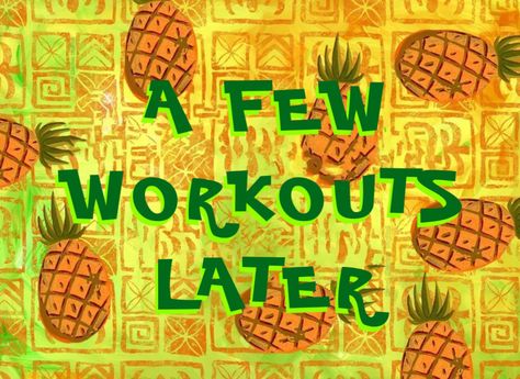 Spongebob Lifting Weights, Spongebob Workout, Spongebob Time Cards, Spongebob Quotes, Gym Bro, Muscle Mommy, Youtube Memes, Card Workout, Sun Projects