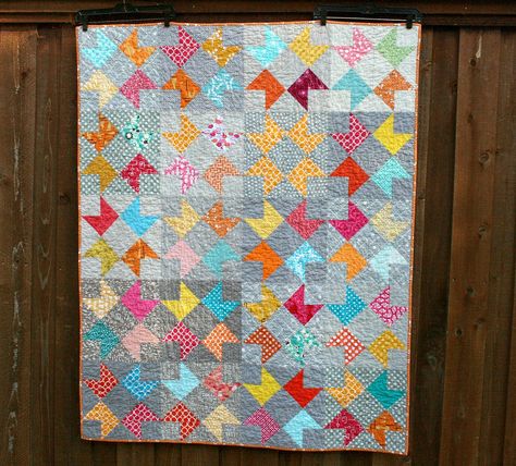 April do. Good Stitches Heal circle | Flickr - Photo Sharing! Ribbon Star Quilt, Snowflake Quilts, Colourful Quilts, Inspirational Quilts, Ribbon Star, Fun Quilts, Quilt Pictures, Herringbone Quilt, Heart Quilts