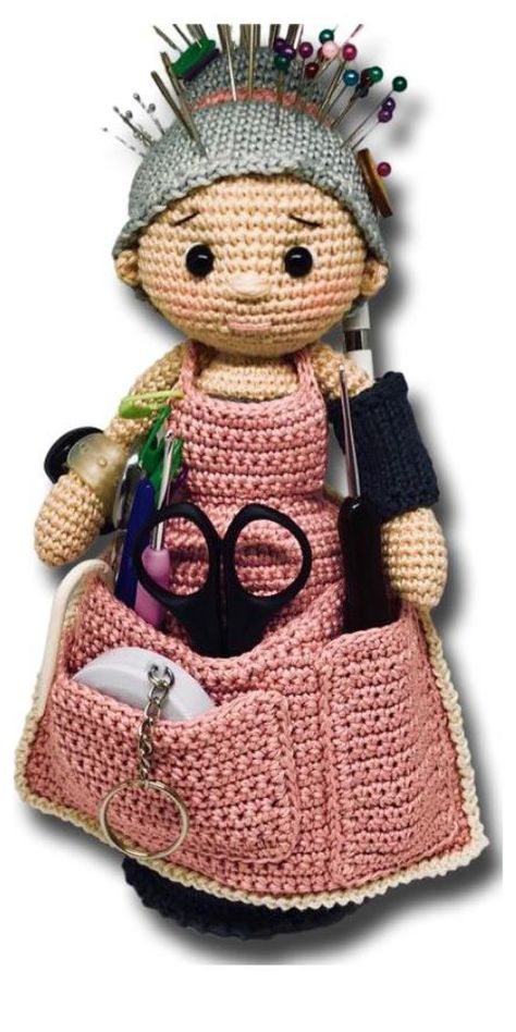 Crochet Crafter Granny Doll Amigurumi Free Pattern Granny Dolls, Crochet Bookmarks Free Patterns, Doll Organization, Marque-pages Au Crochet, Crochet Pincushion, Doll Amigurumi Free Pattern, Granny Pattern, Crochet Bookmark Pattern, Crochet Dolls Free Patterns