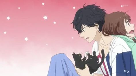 Ao Haru Ride Wallpapers, Ride Wallpapers, Kou And Futaba, Anime Ao Haru Ride, Io Sakisaka, Ao Haru Ride Kou, Kou Mabuchi, Futaba Y Kou, Blue Spring Ride