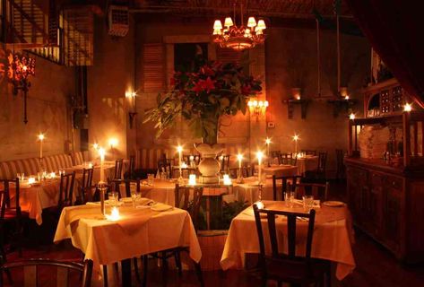 Most Romantic Restaurants in Seattle - Thrillist Italian Restaurant Decor, Seattle Restaurants, Best Italian Restaurants, Romantic Restaurant, Pink Door, Best Italian Recipes, Secret Door, White Table Cloth, Romantic Dates